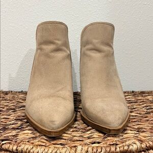 Vince Camuto Tan Ankle Booties